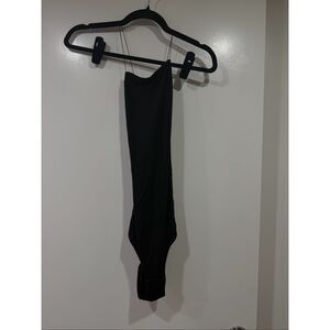 Alexander wang size XS black bodysuit criss cross back